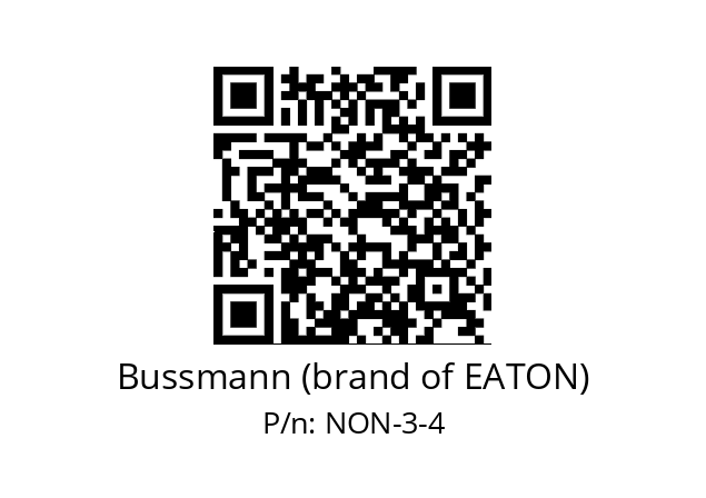   Bussmann (brand of EATON) NON-3-4