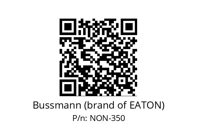   Bussmann (brand of EATON) NON-350