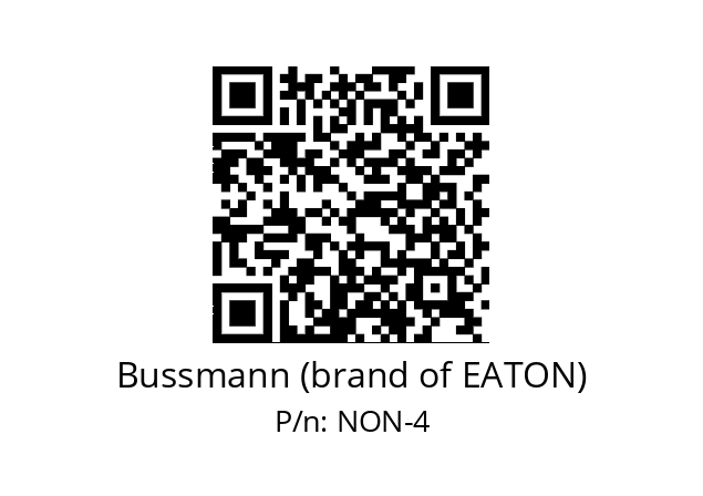   Bussmann (brand of EATON) NON-4