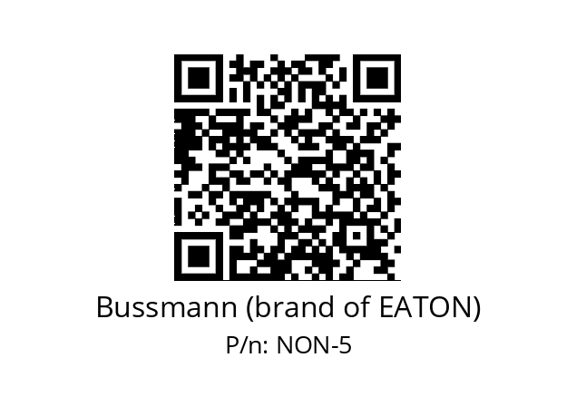   Bussmann (brand of EATON) NON-5