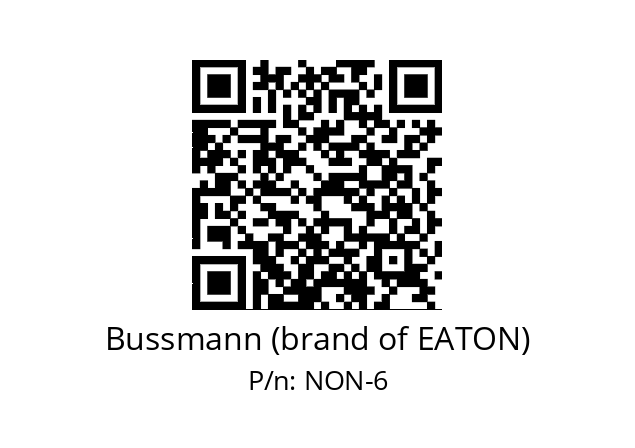   Bussmann (brand of EATON) NON-6