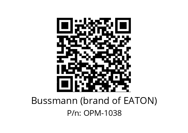   Bussmann (brand of EATON) OPM-1038