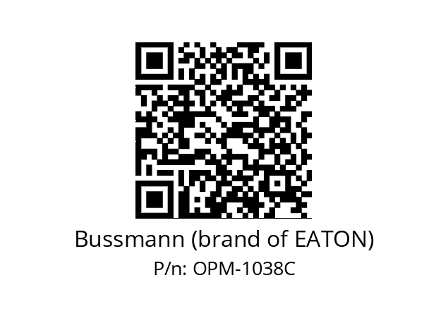   Bussmann (brand of EATON) OPM-1038C