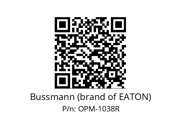   Bussmann (brand of EATON) OPM-1038R