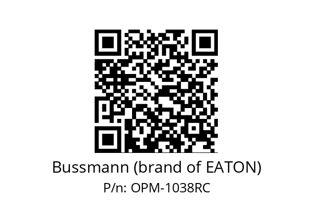   Bussmann (brand of EATON) OPM-1038RC