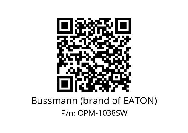   Bussmann (brand of EATON) OPM-1038SW