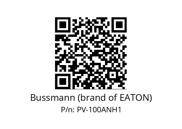   Bussmann (brand of EATON) PV-100ANH1