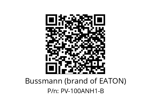   Bussmann (brand of EATON) PV-100ANH1-B