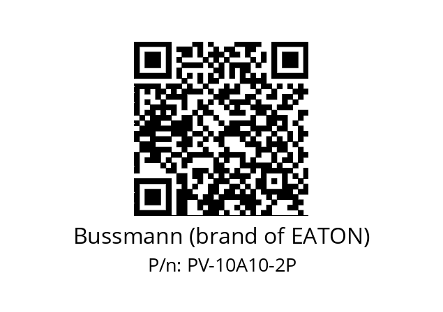   Bussmann (brand of EATON) PV-10A10-2P