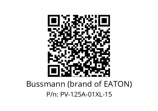   Bussmann (brand of EATON) PV-125A-01XL-15