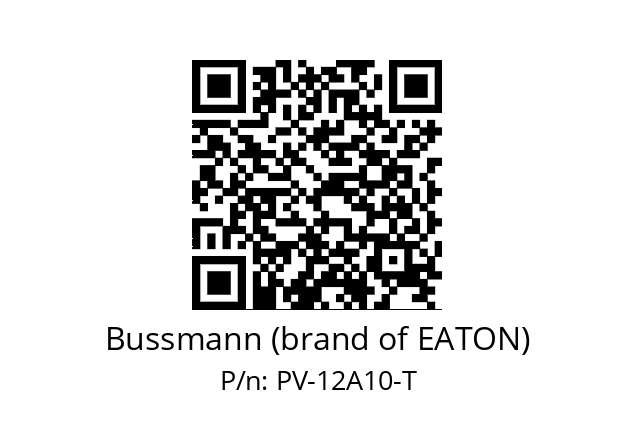   Bussmann (brand of EATON) PV-12A10-T