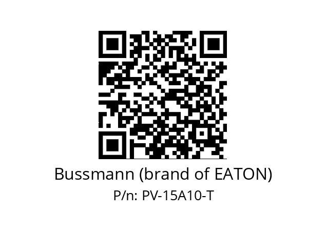   Bussmann (brand of EATON) PV-15A10-T