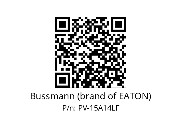   Bussmann (brand of EATON) PV-15A14LF