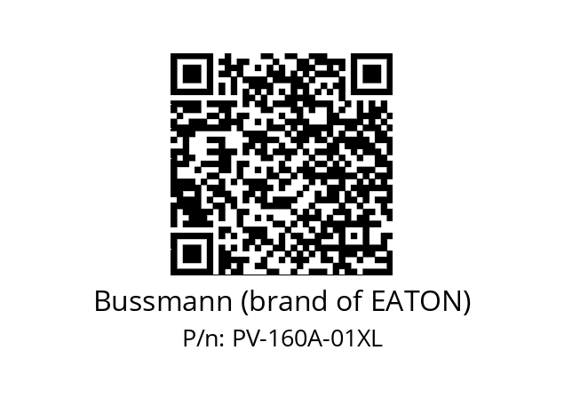   Bussmann (brand of EATON) PV-160A-01XL