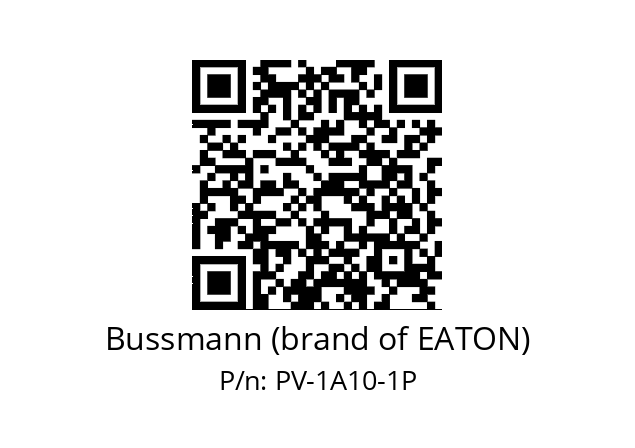   Bussmann (brand of EATON) PV-1A10-1P