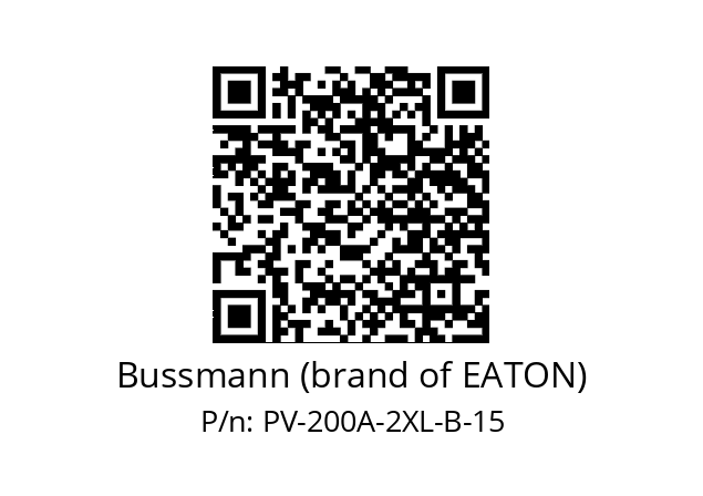   Bussmann (brand of EATON) PV-200A-2XL-B-15