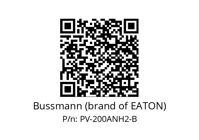   Bussmann (brand of EATON) PV-200ANH2-B