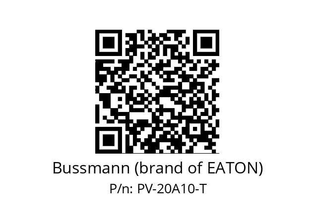   Bussmann (brand of EATON) PV-20A10-T