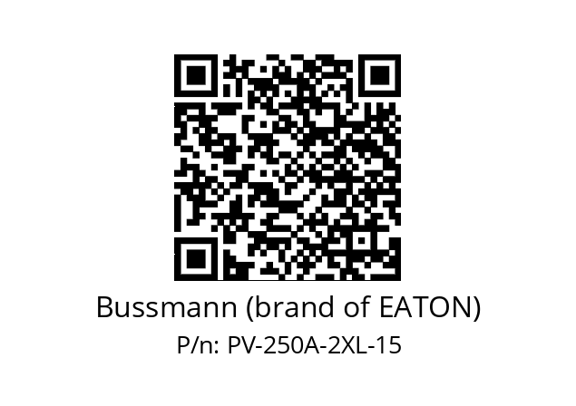   Bussmann (brand of EATON) PV-250A-2XL-15