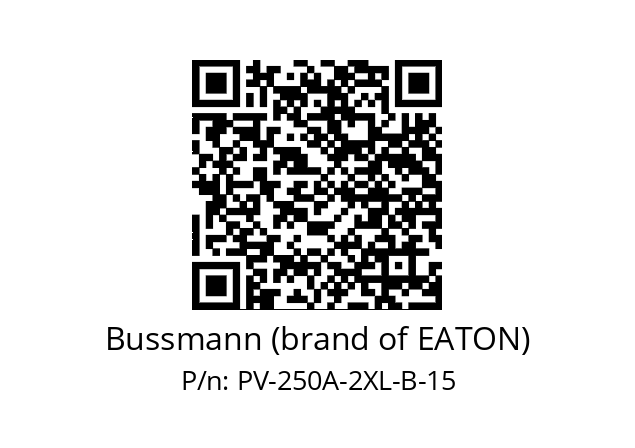   Bussmann (brand of EATON) PV-250A-2XL-B-15