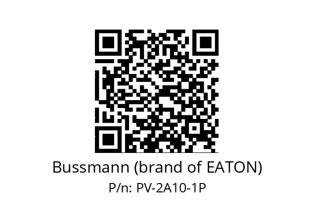   Bussmann (brand of EATON) PV-2A10-1P