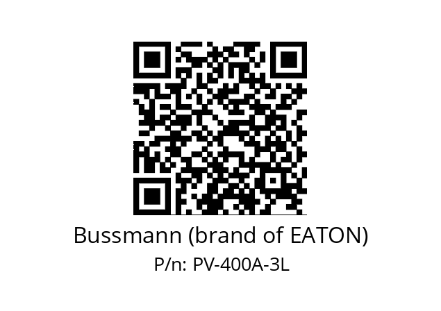   Bussmann (brand of EATON) PV-400A-3L