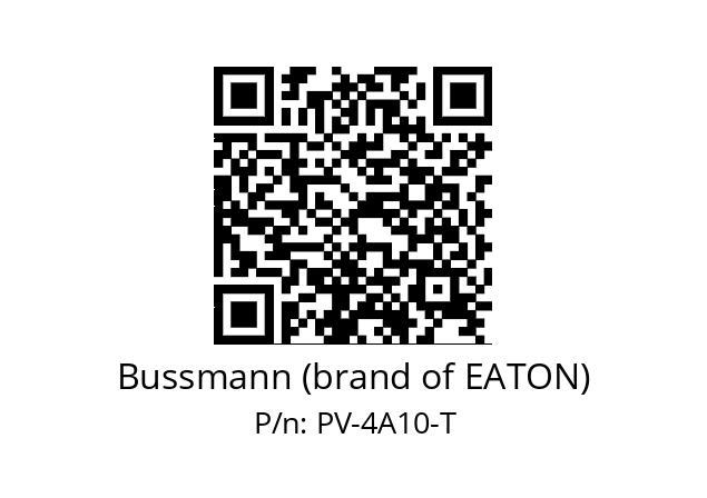   Bussmann (brand of EATON) PV-4A10-T