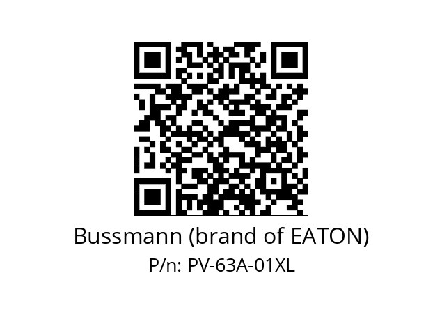   Bussmann (brand of EATON) PV-63A-01XL