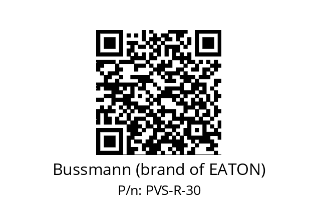   Bussmann (brand of EATON) PVS-R-30