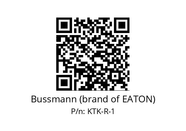   Bussmann (brand of EATON) KTK-R-1