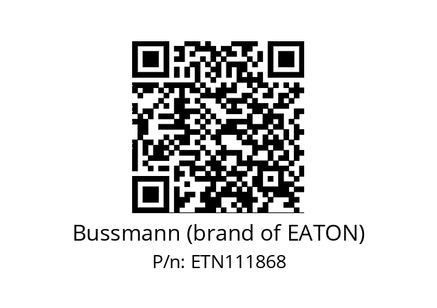   Bussmann (brand of EATON) ETN111868