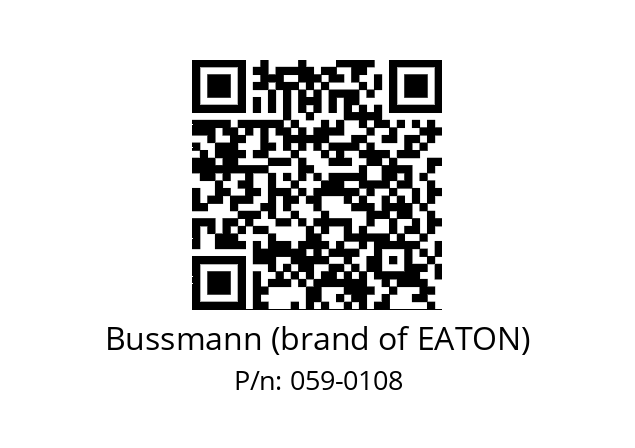   Bussmann (brand of EATON) 059-0108