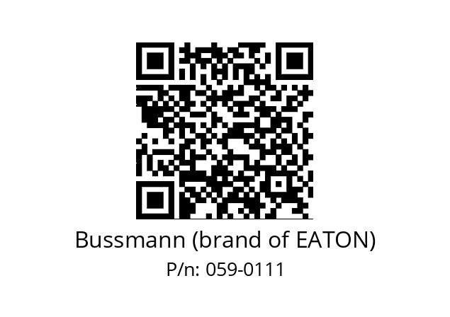   Bussmann (brand of EATON) 059-0111