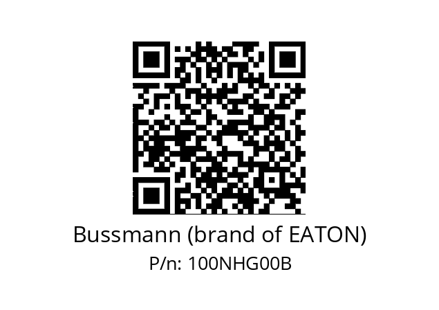   Bussmann (brand of EATON) 100NHG00B