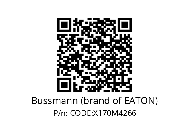   Bussmann (brand of EATON) CODE:X170M4266