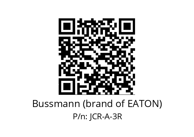   Bussmann (brand of EATON) JCR-A-3R