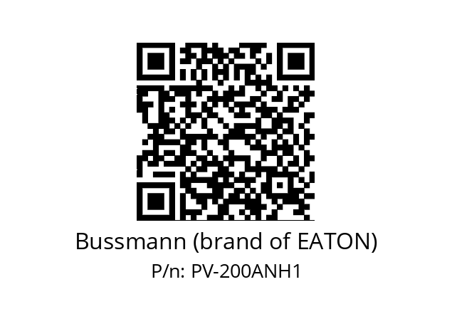   Bussmann (brand of EATON) PV-200ANH1