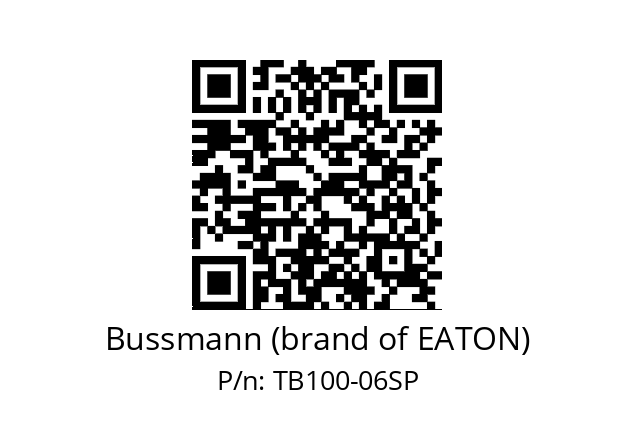   Bussmann (brand of EATON) TB100-06SP