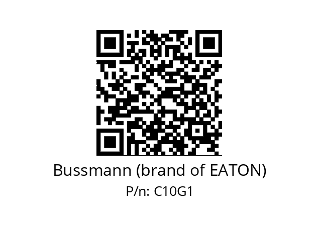   Bussmann (brand of EATON) C10G1