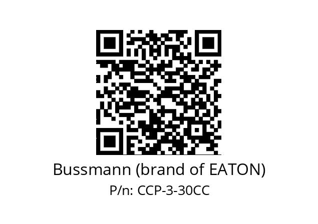   Bussmann (brand of EATON) CCP-3-30CC