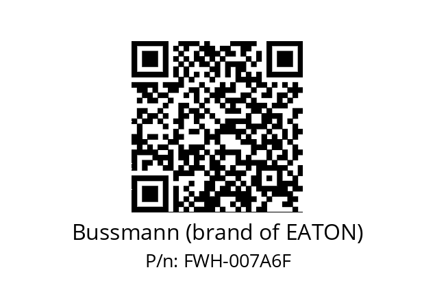   Bussmann (brand of EATON) FWH-007A6F