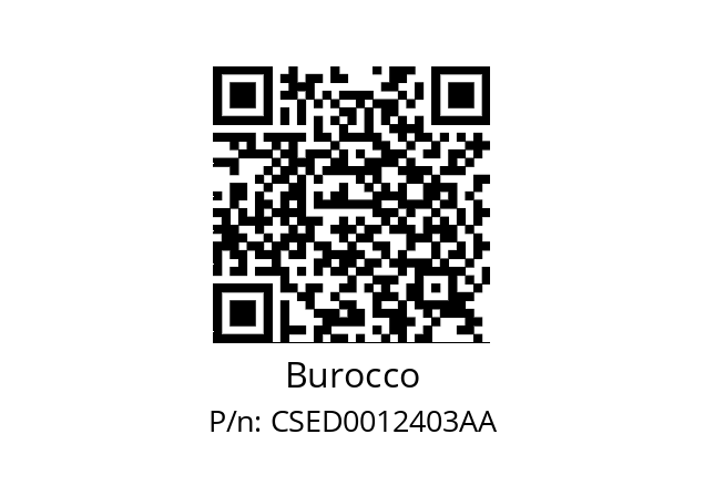   Burocco CSED0012403AA