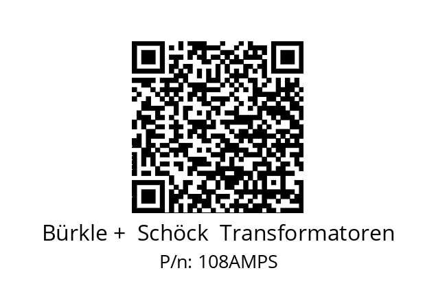   Bürkle +  Schöck  Transformatoren 108AMPS