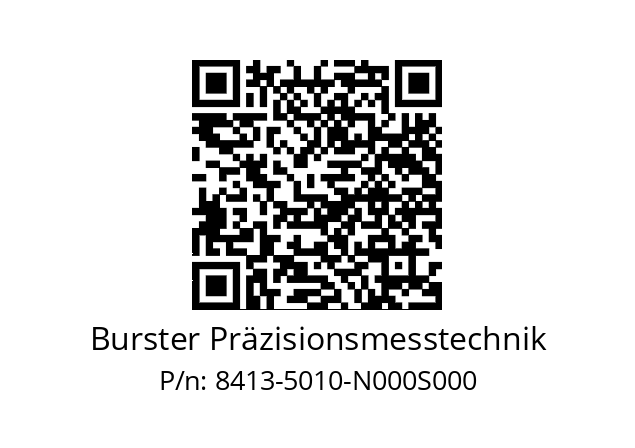   Burster Präzisionsmesstechnik 8413-5010-N000S000