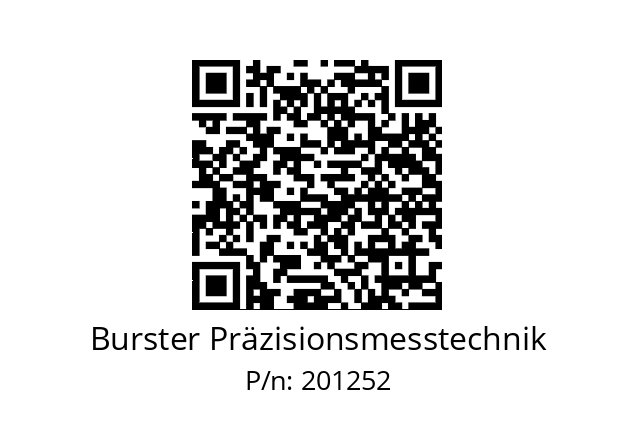   Burster Präzisionsmesstechnik 201252