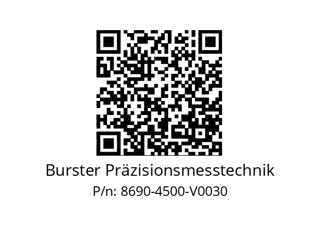   Burster Präzisionsmesstechnik 8690-4500-V0030