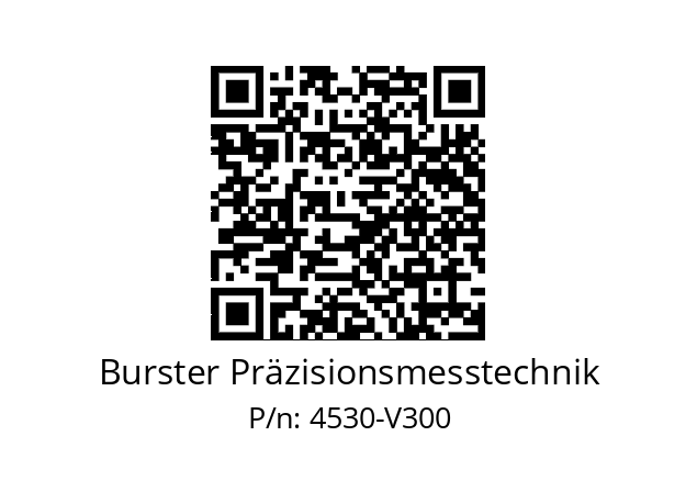   Burster Präzisionsmesstechnik 4530-V300