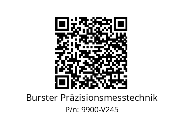   Burster Präzisionsmesstechnik 9900-V245