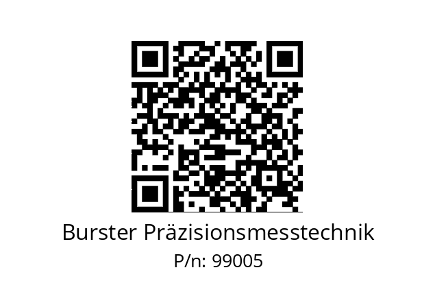   Burster Präzisionsmesstechnik 99005