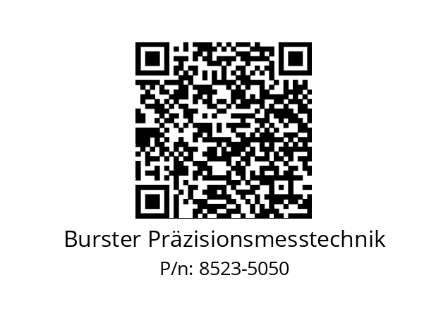   Burster Präzisionsmesstechnik 8523-5050